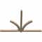 Ekena Millwork Redmond Smooth Timber Gable Bracket, Douglas Fir, 84"W x 56"H x 3 1/2"D x 3 1/2"F, 16/12 Pitch GBW084X56X0404RED00SDF - alternate 5